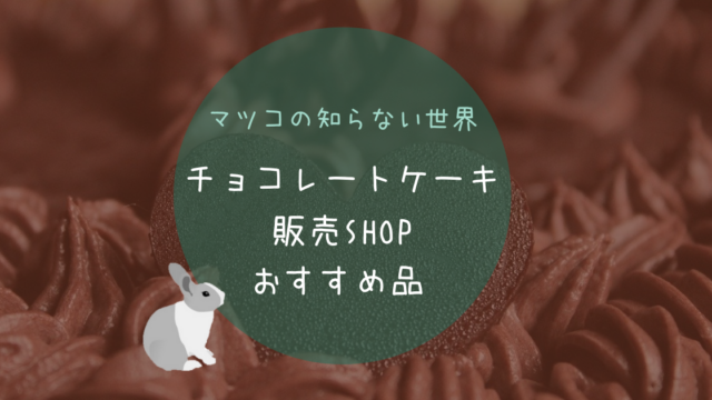 「マツコの知らない世界」チョコレートケーキの世界で紹介した販売ショップ＆おすすめ品